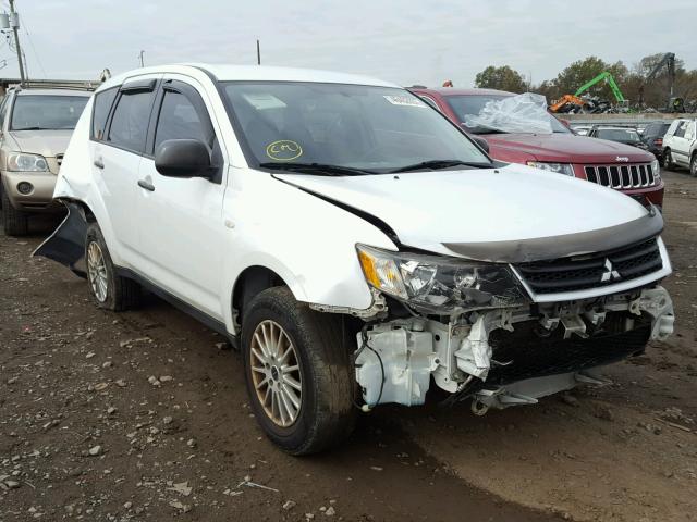 JA4MS31X87Z007996 - 2007 MITSUBISHI OUTLANDER WHITE photo 1