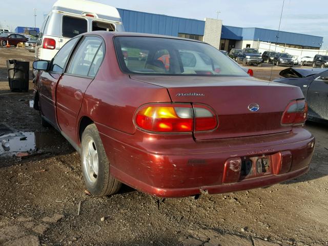 1G1ND52J23M627267 - 2003 CHEVROLET MALIBU RED photo 3