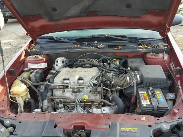 1G1ND52J23M627267 - 2003 CHEVROLET MALIBU RED photo 7