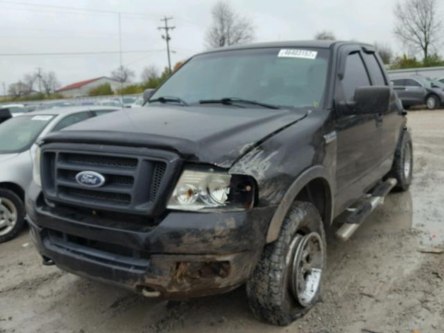 1FTPX14544NA96651 - 2004 FORD F150 BLACK photo 2