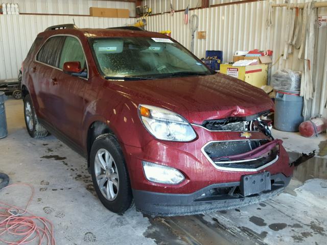 2GNALCEK7G6290463 - 2016 CHEVROLET EQUINOX LT RED photo 1