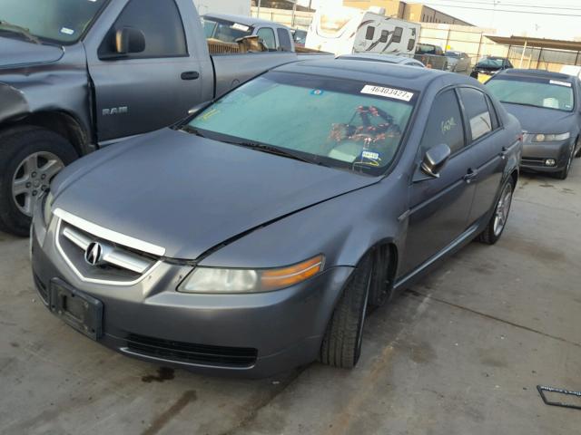 19UUA66215A038124 - 2005 ACURA TL GRAY photo 2