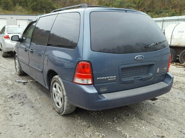 2FMZA51686BA53200 - 2006 FORD FREESTAR S BLUE photo 3