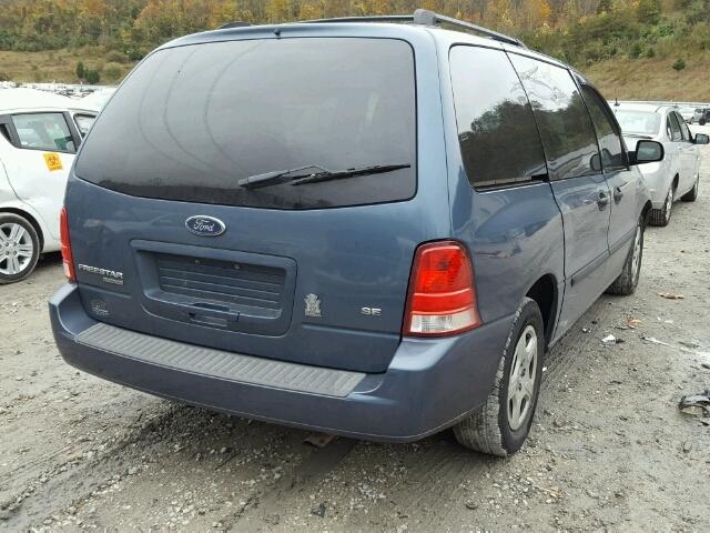 2FMZA51686BA53200 - 2006 FORD FREESTAR S BLUE photo 4