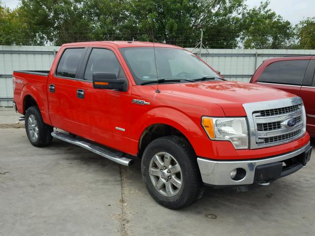 1FTFW1ET8DKF36609 - 2013 FORD F150 SUPER RED photo 1