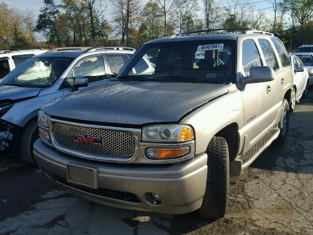 1GKEK63U32J157749 - 2002 GMC DENALI BEIGE photo 2