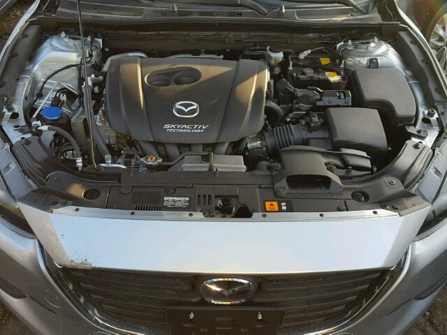 JM1BN1L77H1100451 - 2017 MAZDA 3 SILVER photo 7