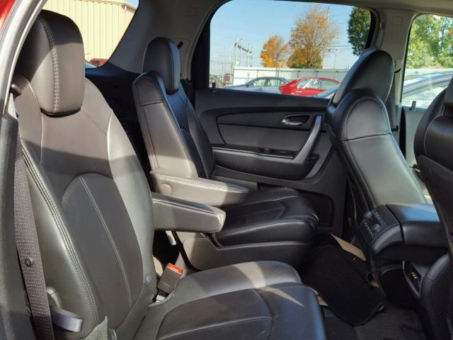 1GKEV33D29J168743 - 2009 GMC ACADIA SLT წითელი ფოტო 6