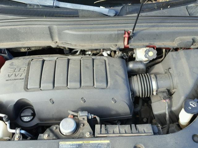 1GKEV33D29J168743 - 2009 GMC ACADIA SLT წითელი ფოტო 7