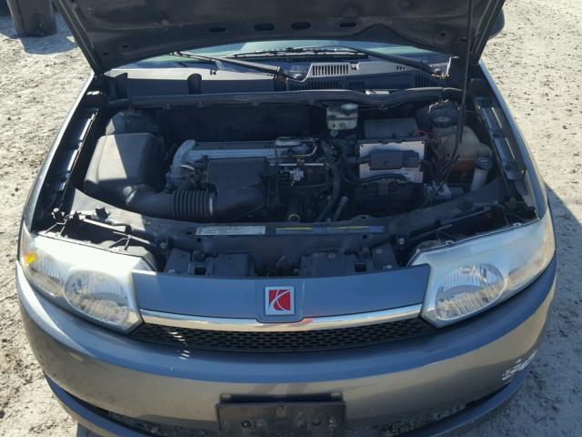 1G8AJ52F14Z137167 - 2004 SATURN ION LEVEL GRAY photo 7