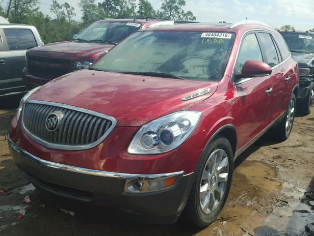 5GAKRDED0CJ254342 - 2012 BUICK ENCLAVE RED photo 2