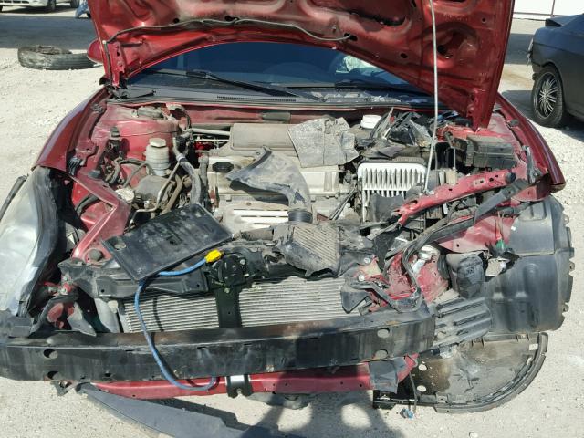 4A3AK24F49E017695 - 2009 MITSUBISHI ECLIPSE GS BURGUNDY photo 7