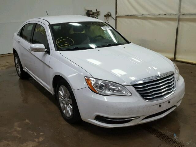 1C3CCBAB9CN163175 - 2012 CHRYSLER 200 LX WHITE photo 1