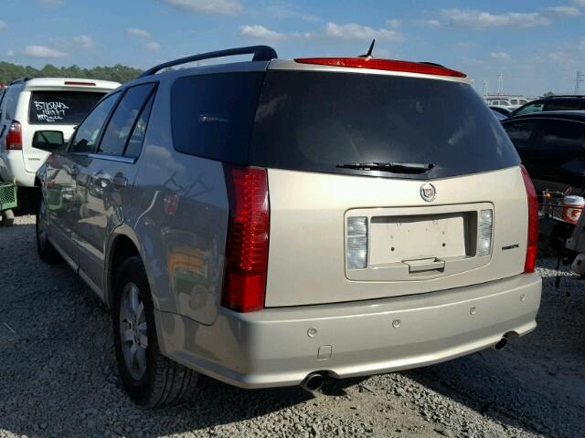 1GYEE637480209928 - 2008 CADILLAC SRX BEIGE photo 3