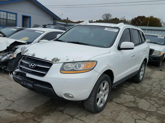 5NMSH13E19H270334 - 2009 HYUNDAI SANTA FE S WHITE photo 2