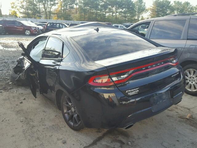 1C3CDFBB8GD515838 - 2016 DODGE DART SXT BLACK photo 3