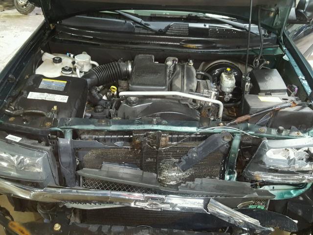 1GNDT13S652140343 - 2005 CHEVROLET TRAILBLAZE GREEN photo 7