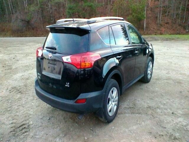 2T3BFREV6EW223419 - 2014 TOYOTA RAV4 LE BLACK photo 4