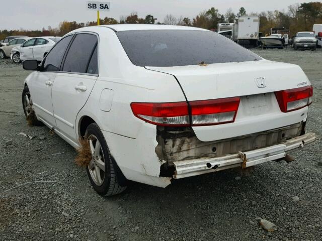 1HGCM56674A149372 - 2004 HONDA ACCORD EX WHITE photo 3