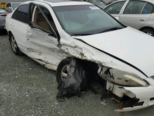 1HGCM56674A149372 - 2004 HONDA ACCORD EX WHITE photo 9