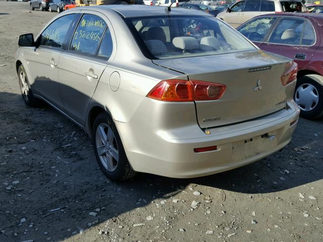 JA3AU26U98U003948 - 2008 MITSUBISHI LANCER ES GOLD photo 3