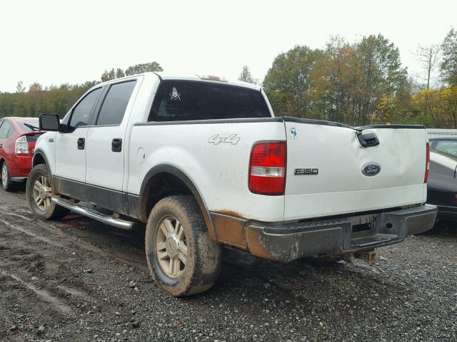 1FTPW14565FB41572 - 2005 FORD F150 SUPER WHITE photo 3