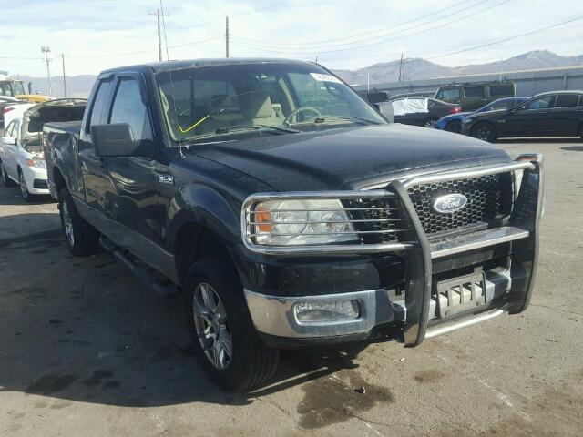 1FTPX14585FA81971 - 2005 FORD F150 BLACK photo 1