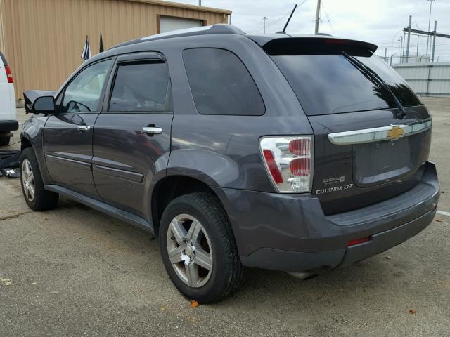 2CNDL83F386328907 - 2008 CHEVROLET EQUINOX LT GRAY photo 3