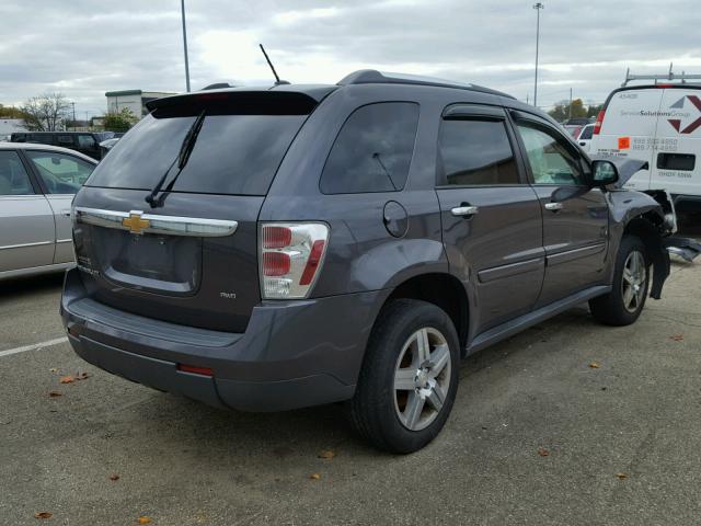 2CNDL83F386328907 - 2008 CHEVROLET EQUINOX LT GRAY photo 4