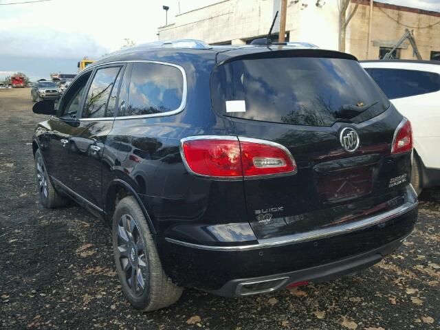 5GAKRBKD3HJ168250 - 2017 BUICK ENCLAVE BLACK photo 3