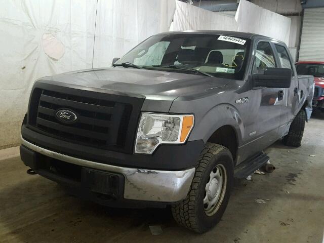 1FTFW1ET5CFB07452 - 2012 FORD F150 GRAY photo 2