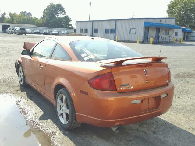 1G2AN15B077292146 - 2007 PONTIAC G5 GT ORANGE photo 3