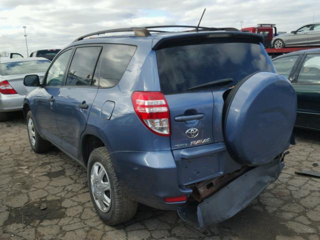 JTMBF33V89D002309 - 2009 TOYOTA RAV4 BLUE photo 3