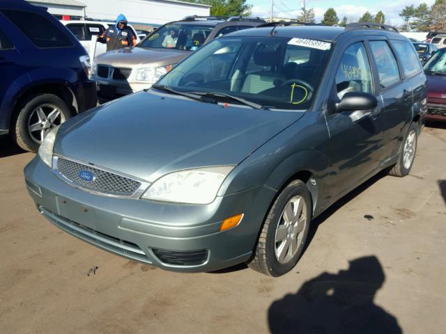 1FAFP36N26W109114 - 2006 FORD FOCUS ZXW GREEN photo 2