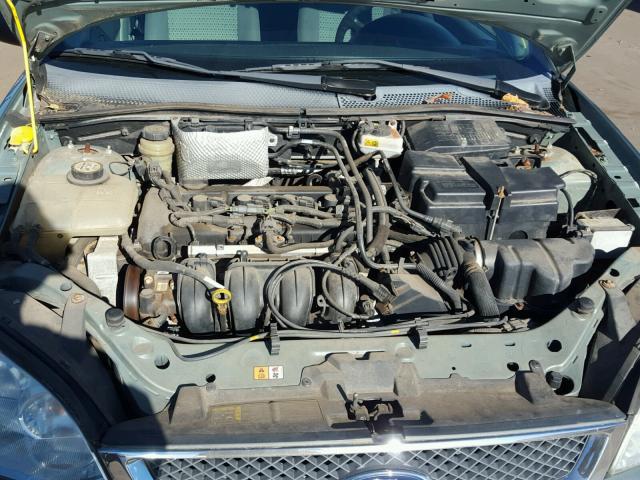 1FAFP36N26W109114 - 2006 FORD FOCUS ZXW GREEN photo 7