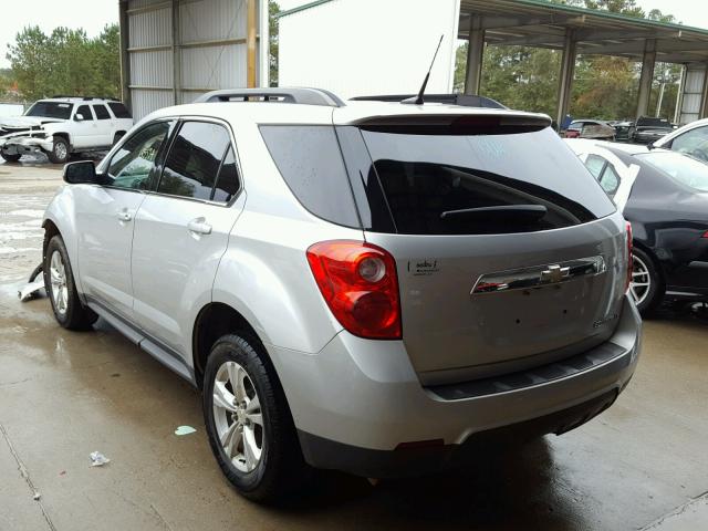 2GNALDEK3C1268733 - 2012 CHEVROLET EQUINOX LT SILVER photo 3