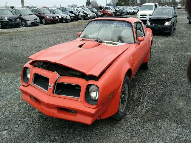 B1LL0FSALEN0T1TLE - 1976 PONTIAC FIREBIRD ORANGE photo 2