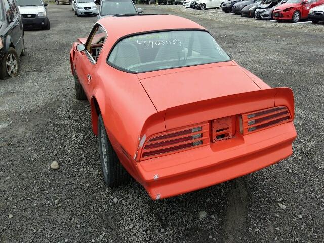 B1LL0FSALEN0T1TLE - 1976 PONTIAC FIREBIRD ORANGE photo 3