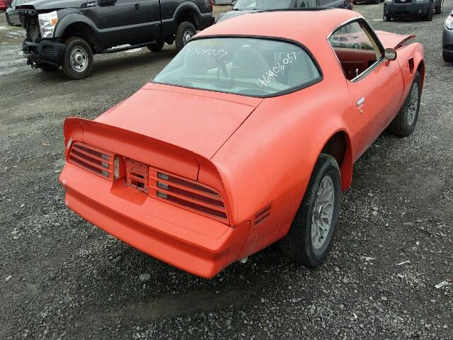 B1LL0FSALEN0T1TLE - 1976 PONTIAC FIREBIRD ORANGE photo 4