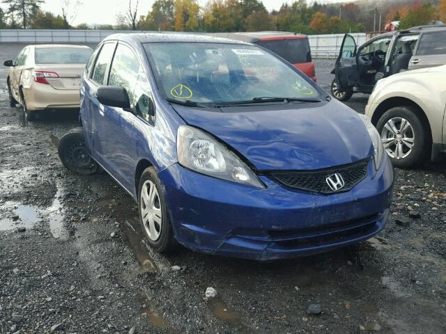 JHMGE8H2XAS013329 - 2010 HONDA FIT BLUE photo 1