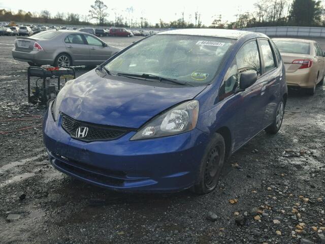 JHMGE8H2XAS013329 - 2010 HONDA FIT BLUE photo 2