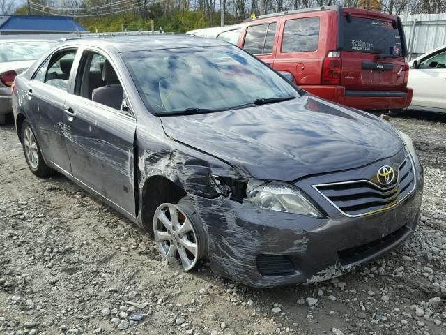 4T4BF3EK1BR089741 - 2011 TOYOTA CAMRY BASE GRAY photo 1