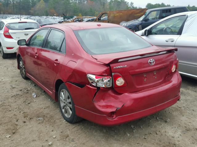 1NXBU40E59Z164247 - 2009 TOYOTA COROLLA BA TAN photo 3