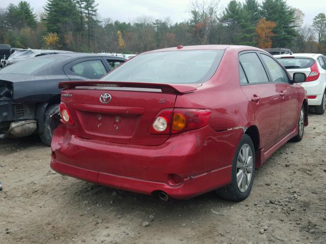 1NXBU40E59Z164247 - 2009 TOYOTA COROLLA BA TAN photo 4