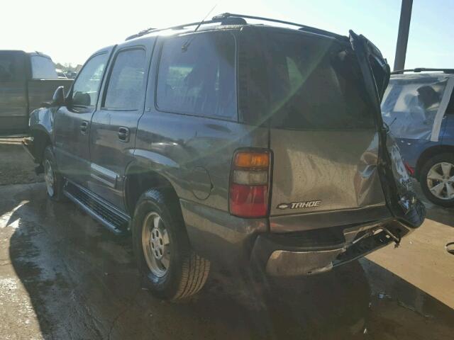 1GNEK13T61J120903 - 2001 CHEVROLET TAHOE GRAY photo 3