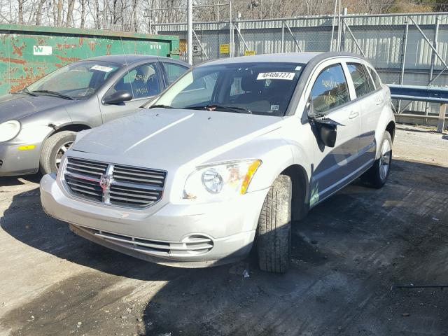 1B3CB4HA3AD652084 - 2010 DODGE CALIBER SX SILVER photo 2