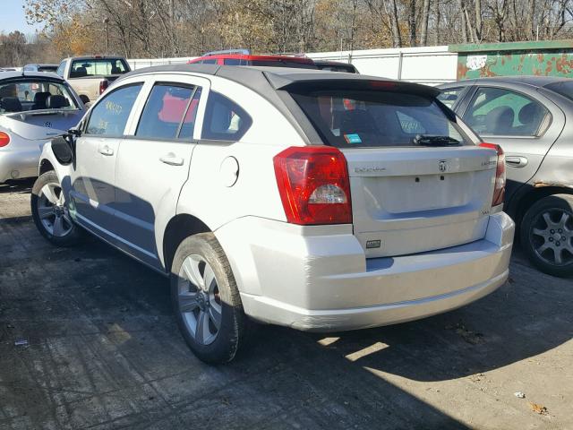 1B3CB4HA3AD652084 - 2010 DODGE CALIBER SX SILVER photo 3