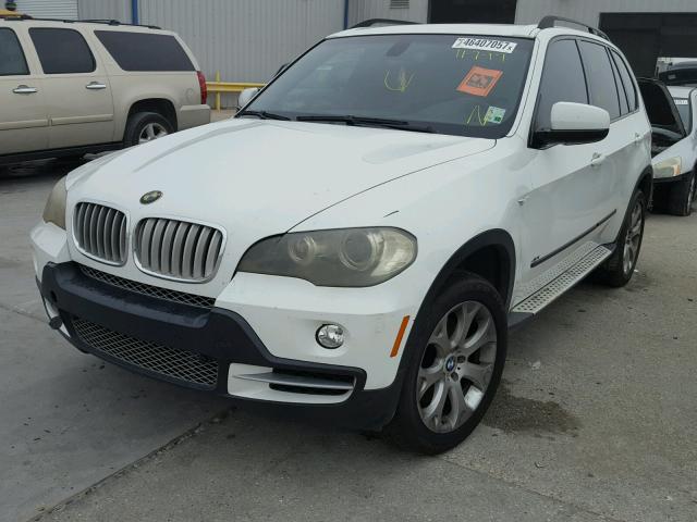 5UXFE83508L165749 - 2008 BMW X5 4.8I WHITE photo 2