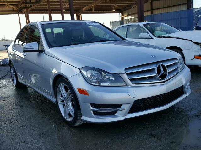 WDDGF4HB9DR282706 - 2013 MERCEDES-BENZ C WHITE photo 1