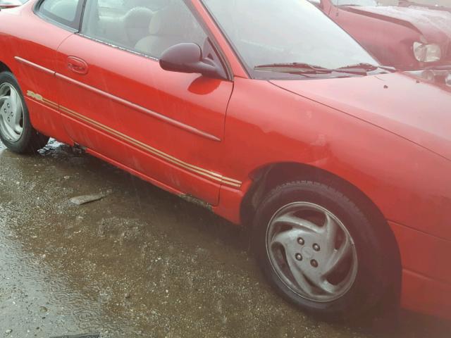 3FAFP1136WR168003 - 1998 FORD ESCORT ZX2 RED photo 9
